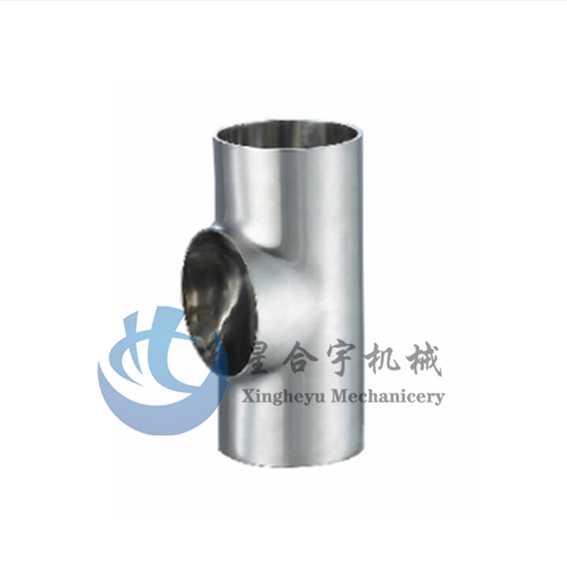 Sanitary welding flat tee